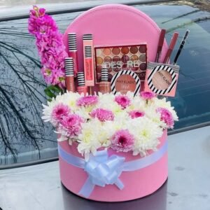 تنسيق ورد مع مكياج (13)