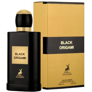عطر مايسون الحمبرا بلاك أوريجامي للجنسين 100 مل أو دو بارفان