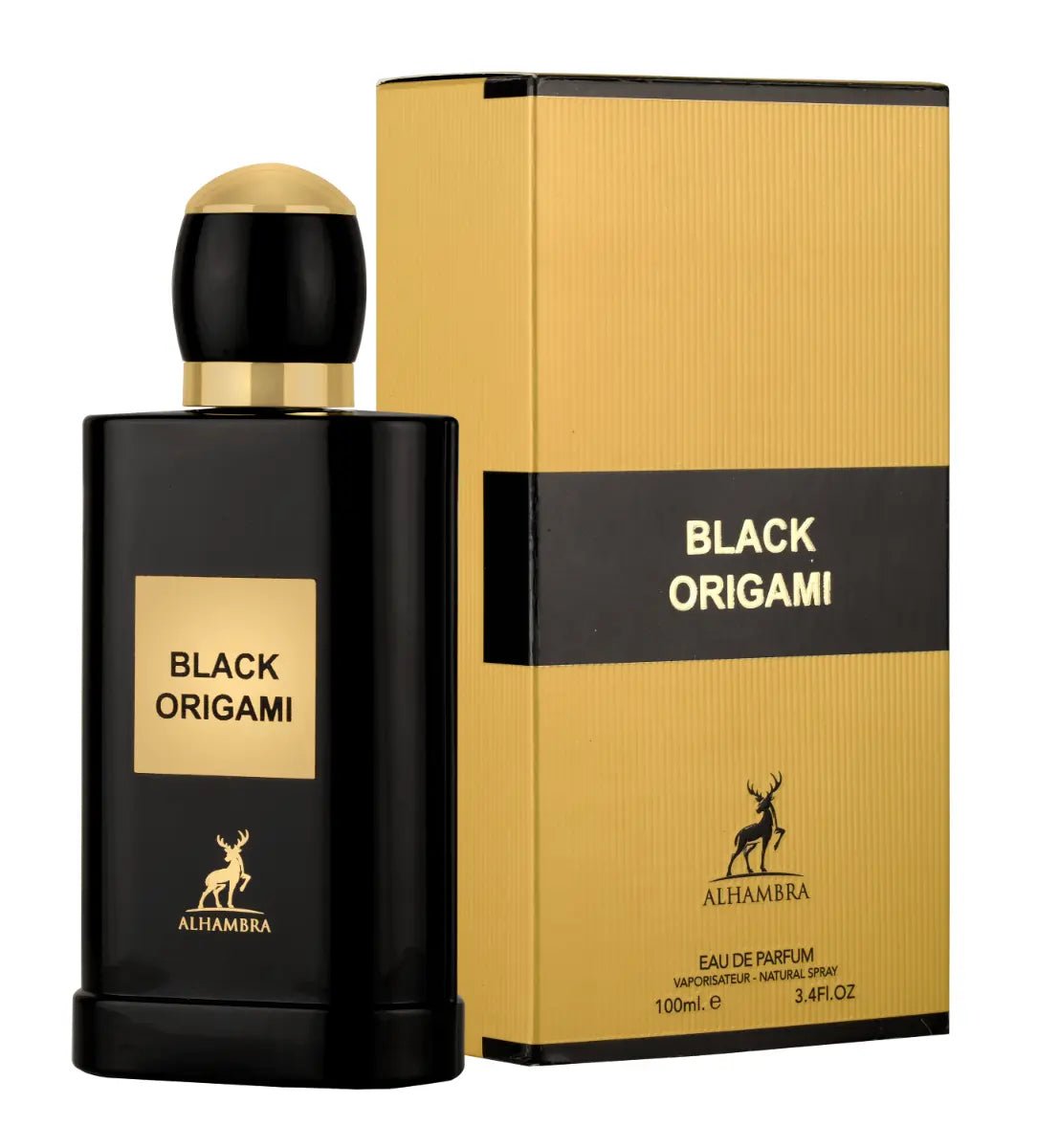 عطر مايسون الحمبرا بلاك أوريجامي للجنسين 100 مل أو دو بارفان